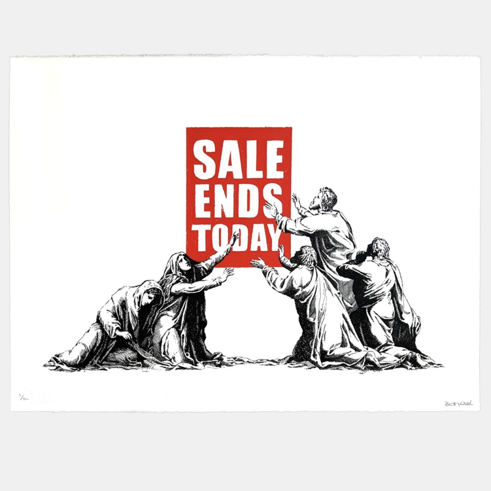 Screenprint Banksy - Sale Ends (v.2)