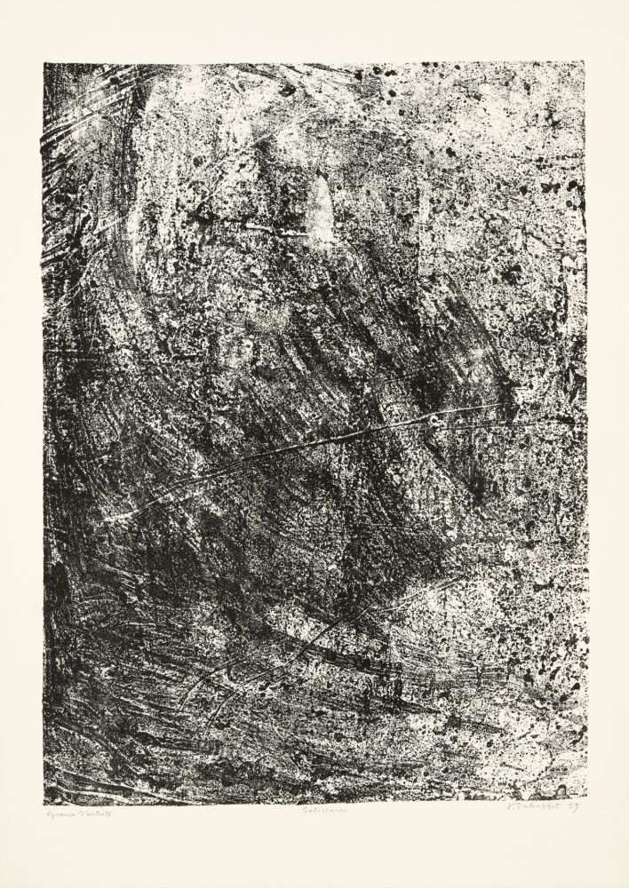Lithograph Dubuffet - Salissures