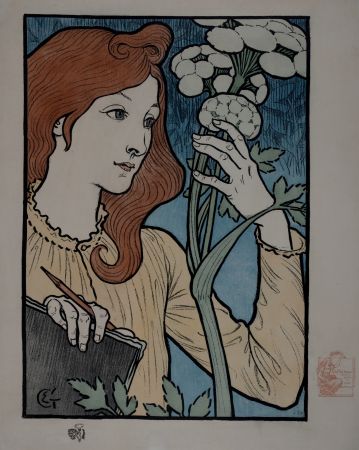 Poster Grasset - Salon des Cent / Exposition E. Grasset. 1894 deluxe version