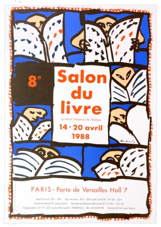 Poster Alechinsky - Salon du Livre