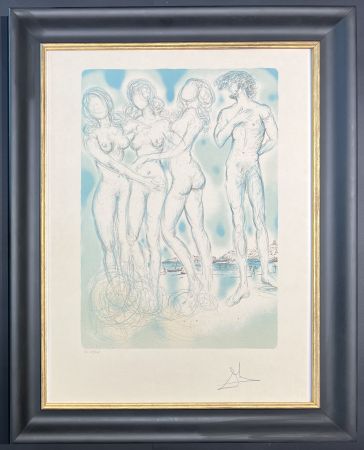 Lithograph Dali - Salvador Dalí (1904-1989) - Colured lithograph on Arches paper - 1979
