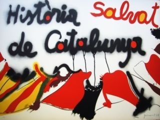 Lithograph Guinovart - Salvat Historia de Catalunya