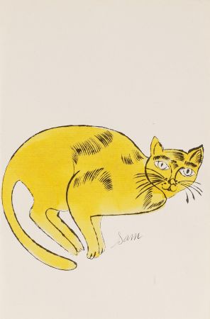 Lithograph Warhol - Sam (From 25 Cats named Sam and one blue Pussy, FS IV. 67A.)