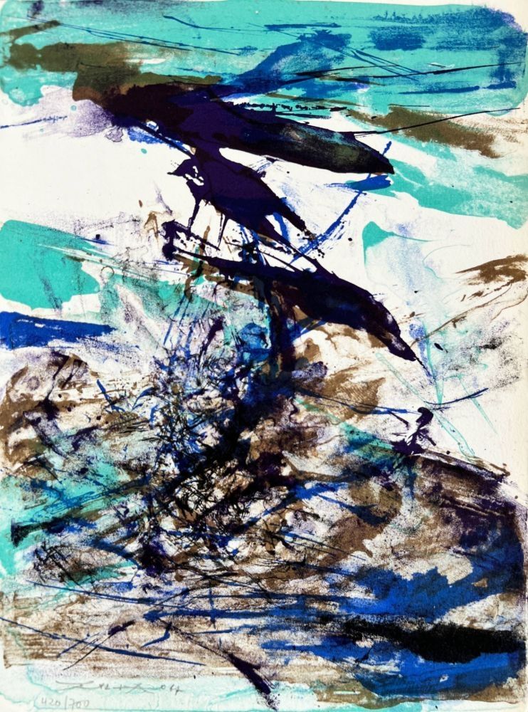 Lithograph Zao - Sans titre