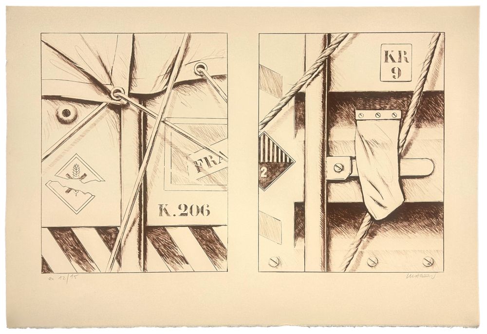 Lithograph Klasen - Sans titre