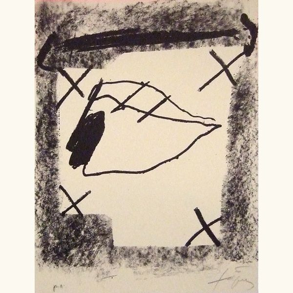 Lithograph Tàpies - Sans titre 