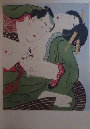 Lithograph Utamaro - Sans titre