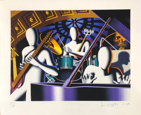 Screenprint Kostabi - Sans titre