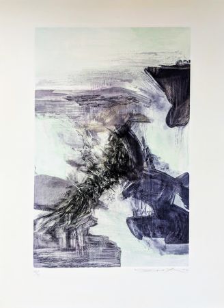 Etching And Aquatint Zao - Sans titre