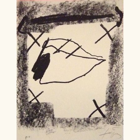 Lithograph Tàpies - Sans titre 