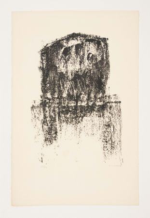 Lithograph Michaux - SANS TITRE, 1974.