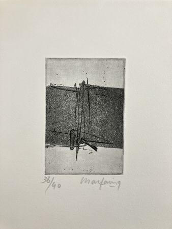 Engraving Marfaing - Sans titre, 1978