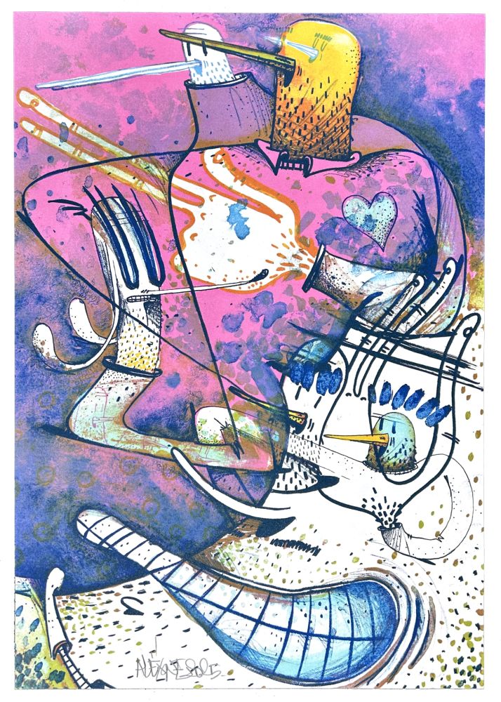 Lithograph Dizac - Sans titre 3