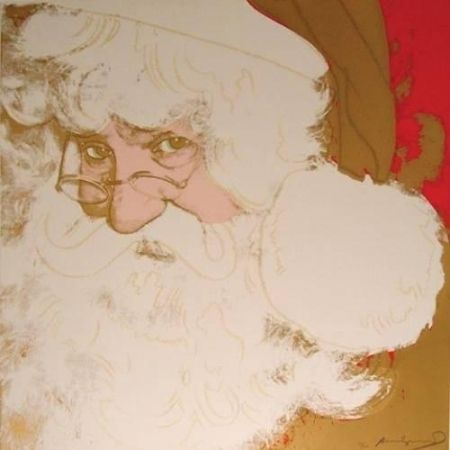 Screenprint Warhol - Santa Claus