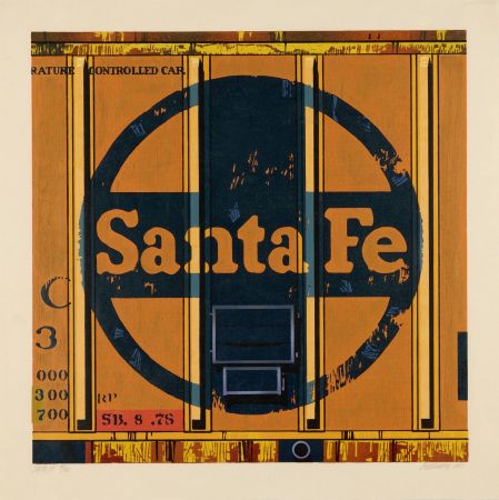 Woodcut Cottingham - Santa Fe