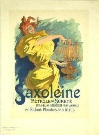 Lithograph Cheret - Saxoleine