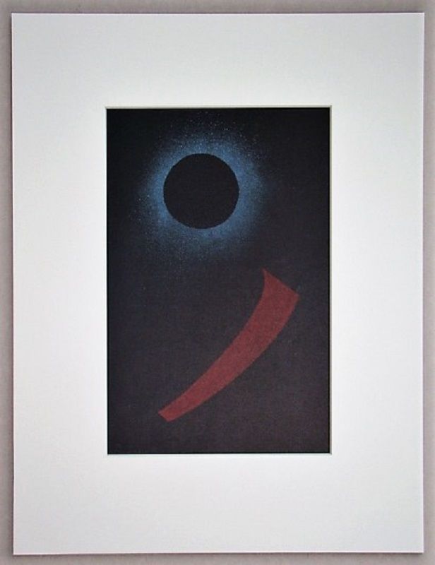 Lithograph Kandinsky - Schwarze Sonne, 1940