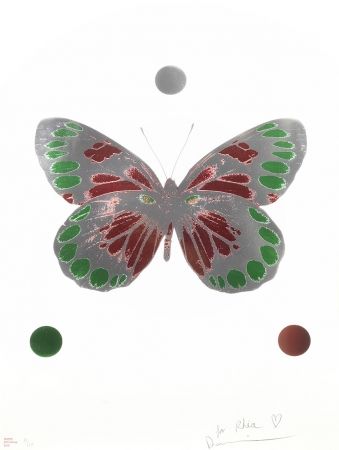 No Technical Hirst - Science Xmas Butterfly Print