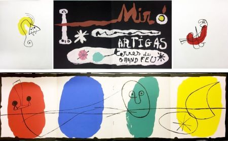 Illustrated Book Miró - SCULPTURE IN CERAMIC BY MIRÓ AND ARTIGAS. TERRES DE GRAND FEU. December, 1956