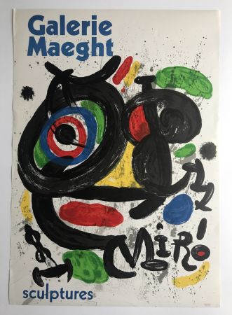 Poster Miró - Sculptures / Galerie Maeght