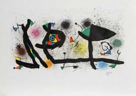 Lithograph Miró - Sculptures (M. 950)