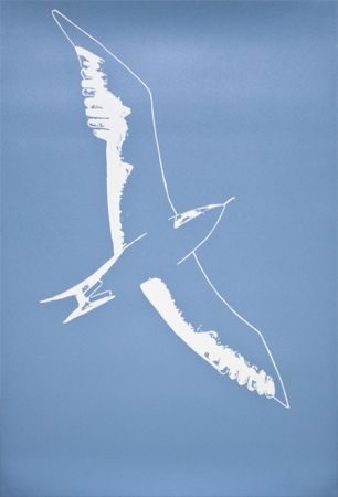 Linocut Katz - Seagull