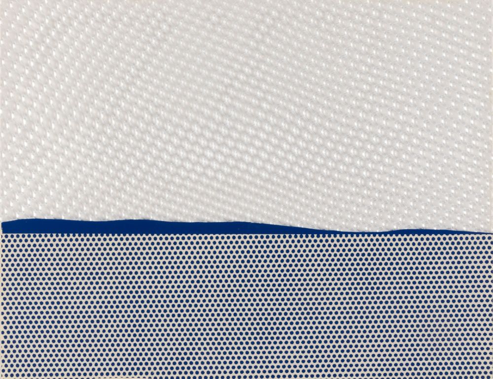 Screenprint Lichtenstein - Seascape (I)