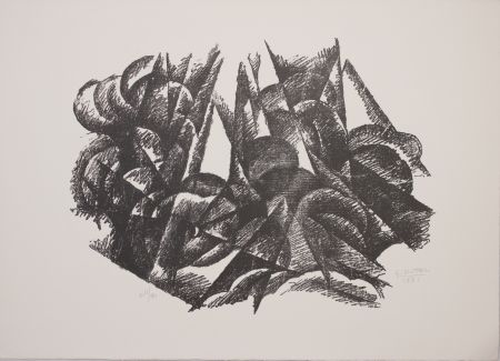 Lithograph Dottori - Sensazione di rumori-forme-luci