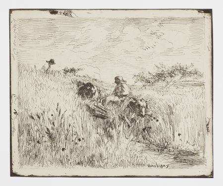 No Technical Daubigny - Sentier dans les Blés (The Path in the Wheatfield)