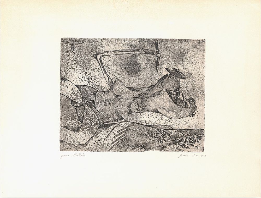 Etching And Aquatint Dova  - Senza titolo