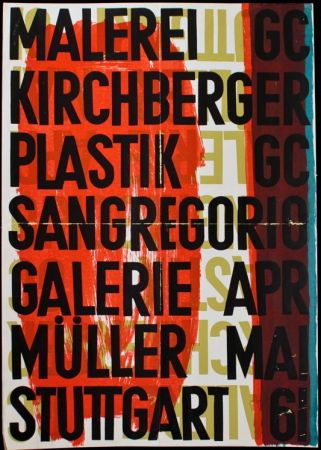 Poster Malerei Et Kirchberger Plastik - SENZA TITOLO