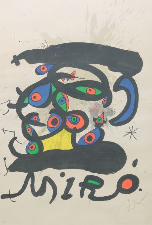 Lithograph Miró - SENZA TITOLO