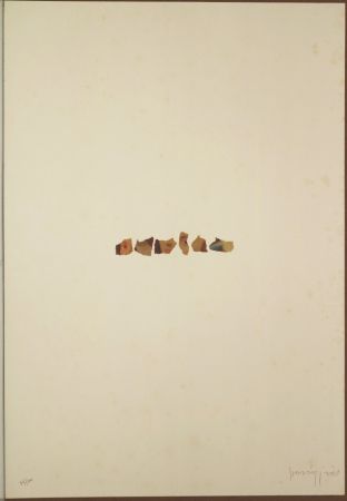 Lithograph Parmiggiani - Senza titolo