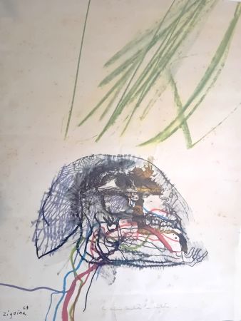 Lithograph Zigaina - Senza titolo