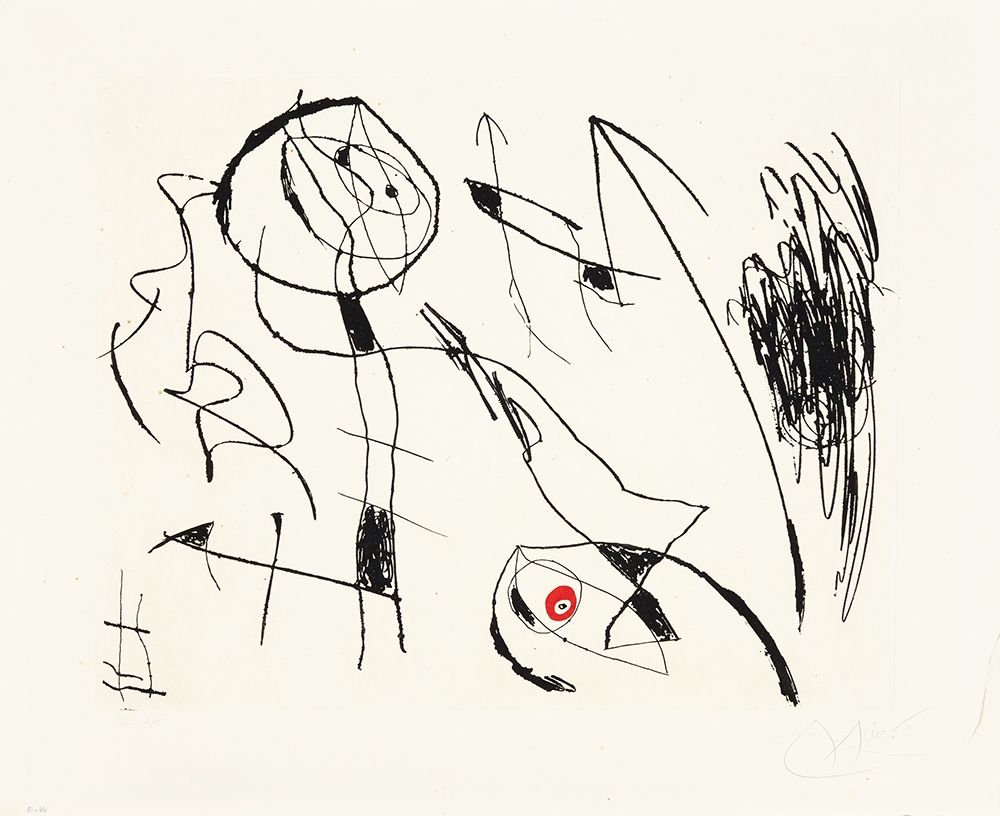 Engraving Miró - Serie Mallorca I
