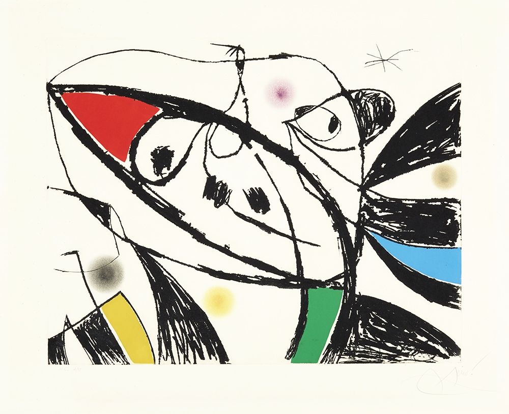 Engraving Miró - Serie Mallorca III