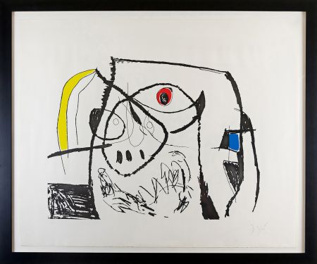Etching Miró - Serie Mallorca Plate XII 