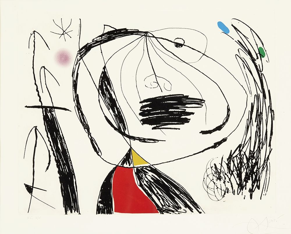 Engraving Miró - Serie Mallorca V