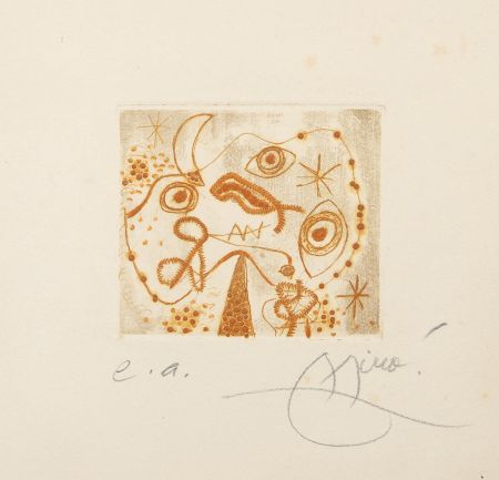 Drypoint Miró - Serie VI