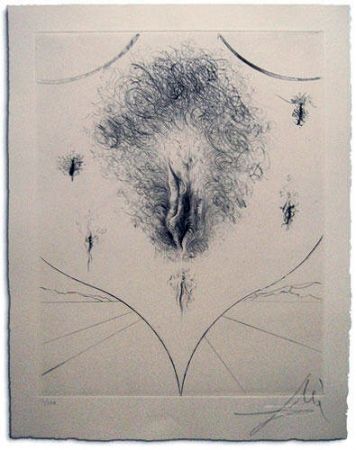 Etching Dali - Sexe (Arches)