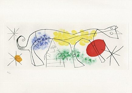 Etching And Aquatint Miró - Sheet 1 from 