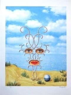 Lithograph Magritte - Shéhérazade