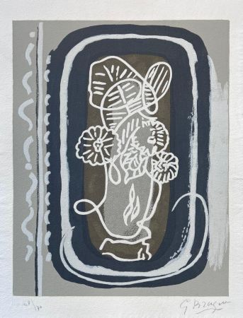Woodcut Braque - Si je mourais là-bas 