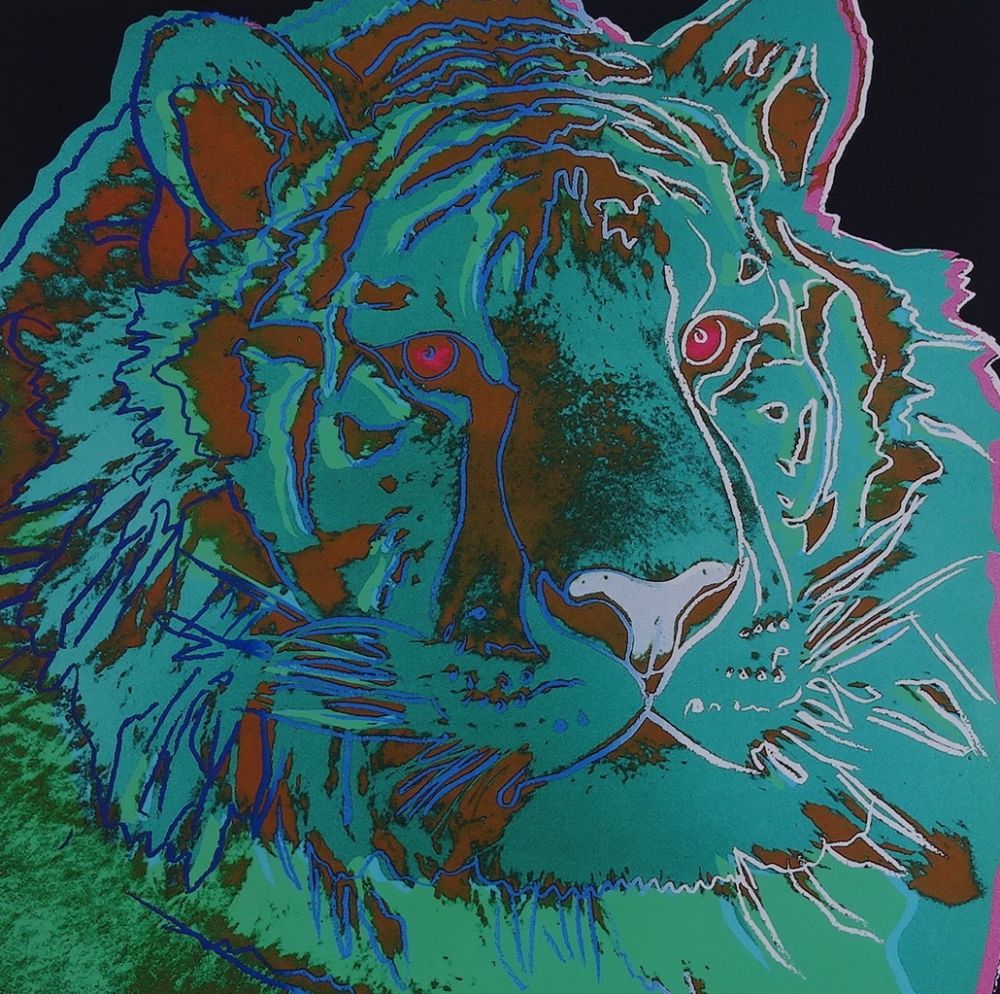 Screenprint Warhol - Siberian Tiger