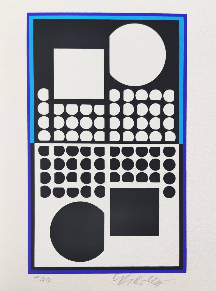 Screenprint Vasarely - Sicomar