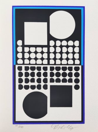 Screenprint Vasarely - Sicomar