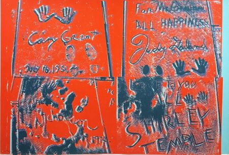 Screenprint Warhol - Sidewalk, II.304 from Eight by Eight to Celebrate the Temporary Contemporary portfolio