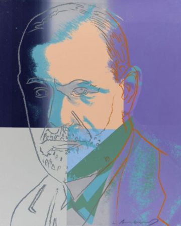 Screenprint Warhol - Sigmund Freud
