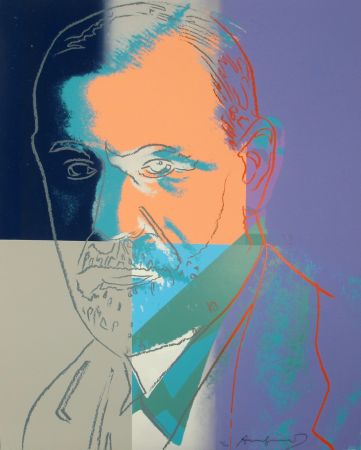 Screenprint Warhol - Sigmund Freud, II.235 from Ten Painters of Jews in the Twentieth Century