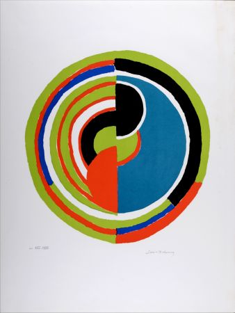 Lithograph Delaunay - Signal, 1974 - Hand-signed